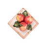 Вешалка для кухонных полотенец "яблоки"диаметр=15 см Ceramiche D'arte (335-035) 