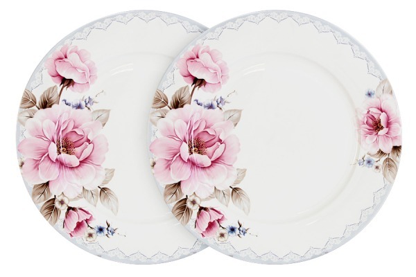 Набор из 2-х обеденных тарелок Розовый блюз - PW-NBCP105-112-AL Primavera