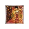 Тарелка квадратная Золотая Адель (Г.Климт) - CAR198-1502-AL Carmani