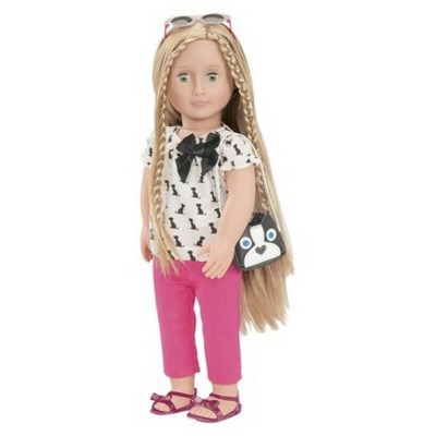 Кукла 46 см Бель в стильной одежде (b11569)