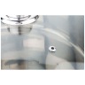 Кастрюля agness со стеклянной крышкой  нержавеющая сталь 7 л, 22*19 см Agness (936-020)