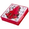 Декоративное изделие "елочка красная с игрушками" 12*27 см. Polite Crafts&gifts (102-519) 