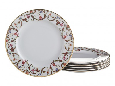 Набор тарелок из 6 шт. "karin" диаметр=26 см. Bohemia Porcelan (655-567) 