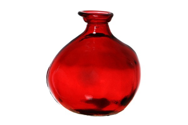 Ваза "симплисити" высота=18 см. красная без упаковки Vidrios San (600-176) 