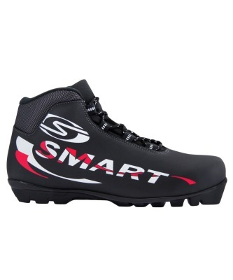 Ботинки лыжные NNN Smart 357, синт. кожа, черные (6918)