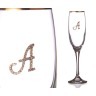 Бокал для шампанского "а" с золотой каймой 170 мл. (802-510020) 
