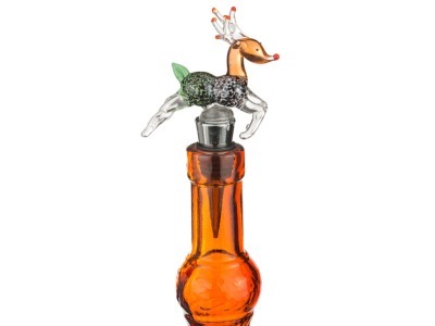 Декоративная насадка на бутылку "олень" 2*5*12 см. Dalian Hantai (862-138) 