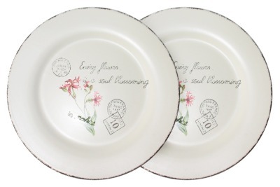 Набор из 2-х обеденных тарелок Воспоминания LF Ceramic (LF-120E2257-2-AL)