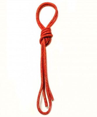 Скакалка для художественной гимнастики 3 м, с люрексом, красная (116233)
