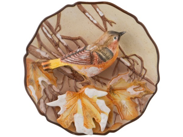 Тарелка декоративная "птица" диаметр=20 см. (кор=24шт.) Lefard (59-232)