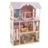 Деревянный кукольный домик "Кайли", с мебелью 10 предметов в наборе, для кукол 30 см (65869_KE)