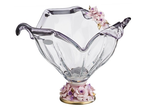 Декоративная чаша диаметр=36 см. высота=26 см. WHITE CRISTAL (647-534)
