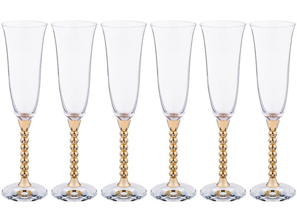Набор бокалов для шампанского из 6 шт. 200 мл. высота=25,5 см. Claret Di (661-053) 