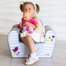Бескаркасное (мягкое) детское кресло серии "Мимими", Крошка Ди (PCR317)
