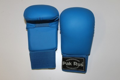 Перчатки для карате  Pak Rus синие PR-1260 (52688)