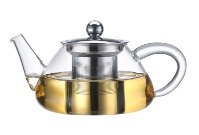 Заварочный чайник с фильтром нжс 700 мл, жаропрочное стекло Dalian Hantai (884-025) 