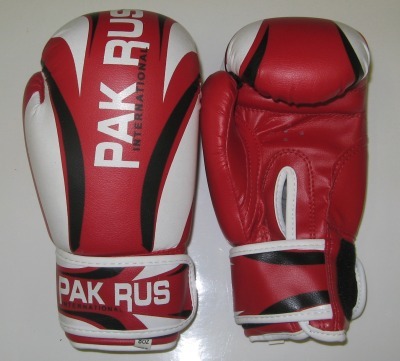 Перчатки боксерские Pak Rus, иск. кожа , 8 OZ, PR-11-014 (53563)