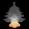 Фигурка с подсветкой "елка" 21*11*25 см.(кор=72шт.) Polite Crafts&gifts (786-253)