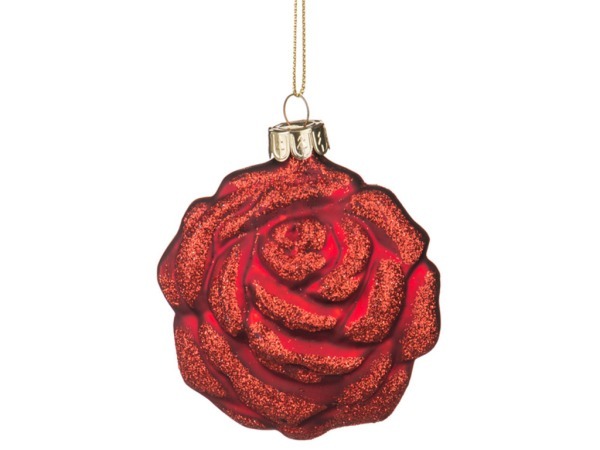 Декоративное изделие шар стеклянный 8*9*4 см. цвет: красный Dalian Hantai (D-862-058) 