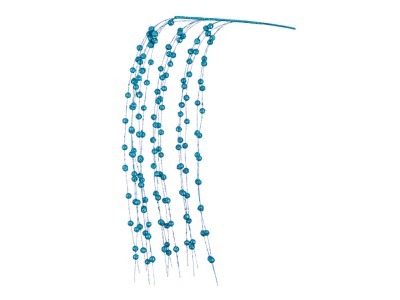 Изделие декоративное "ветка" длина=85 см. голубая Huajing Plastic (241-1102) 