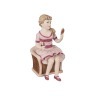 Статуэтка "девушка в кресле" высота=19 см.11*9 см. S.v. Di (282-119) 