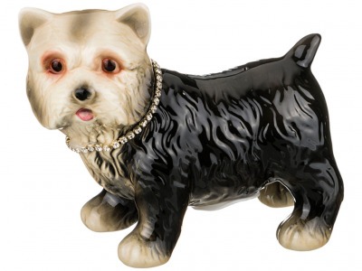 Копилка "собака с ошейником" высота=14,5 см.длина=18 см. Polite Crafts&gifts (574-101) 
