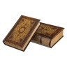 Комплект из 2-х шкатулок-книг "восточный узор" 33*23.5*7 / 26*17*5 см Polite Crafts&gifts (184-009) 