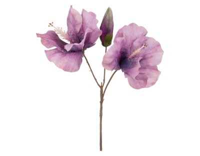 Цветок искусственный "гибискус" длина=40 см. Silk-Ka B.v. (654-187) 