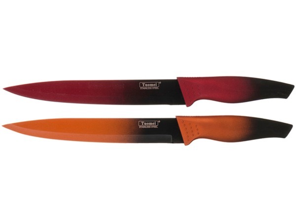 Нож разделочный длина=32 см.(длина лезвия 19 см.) ,2 цвета в ассортименте (кор=144шт.) Agness (712-294)