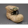 Фигурка "лягушка на ботинке"  высота=10 см.длина=16 см.(кор-18шт) Hebei Grinding (180-033)