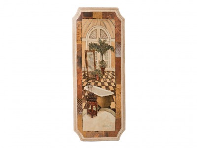 Картина "ванная комната" 20*51 см.без упаковки Dekor Toscana (289-606) 
