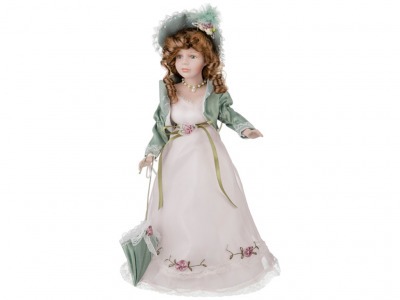 Фарфоровая кукла "анна -мария" с мягконабивным туловищем высота=40 см. Jiangsu Holly (485-253) 