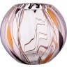 Ваза-шар декоративная абстракция серебро диаметр 18 см (135-5043) 