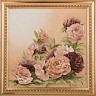 Гобеленовая картина "розовые пионы" 54х52см. Оптпромторг ООО (404-1294-29)