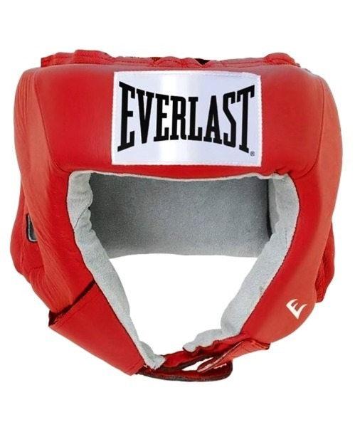 Шлем открытый USA Boxing 610200U, M, кожа, красный (9156)