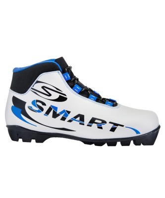 Ботинки лыжные SNS Smart 457/2, синт. кожа, белые (6694)