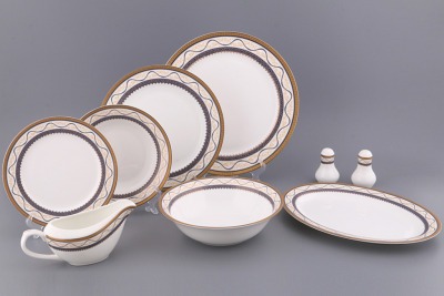 Столовый сервиз на 6 персон 24 пр. Porcelain Manufacturing (133-101) 