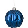 Декоративное изделие шар стеклянный диаметр=8 см. высота=9 см. цвет: синий Dalian Hantai (862-065)