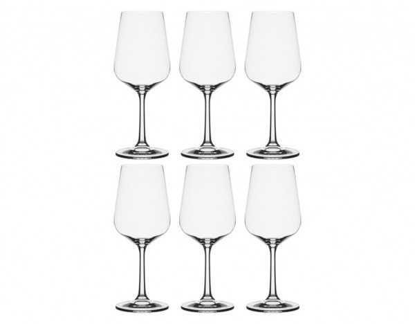 Набор бокалов для вина из 6 шт. "dora / strix" 450 мл высота=23 см Crystalite Bohemia (D-669-192)