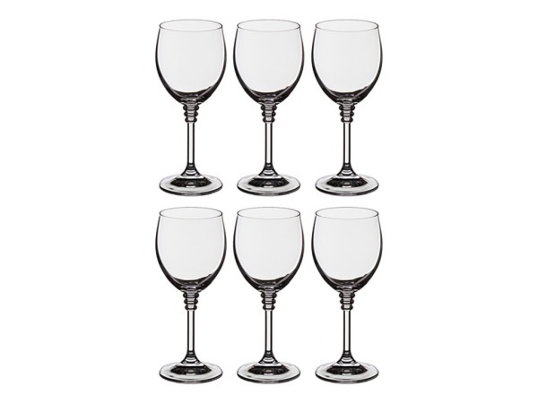 Набор бокалов для вина из 6 шт. "оливия" 200 мл. высота=17 см. Crystalex Cz (674-286) 