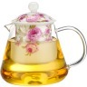 Заварочный чайник с керамическим фильтром 600 мл. (кор=24шт.) Agness (884-021)