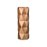 Ваза "оригами" матированная бронза" 12,5*35,5 см Hebei Grinding (112-314) 