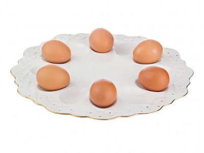 Блюдо для яиц на 12 шт. диаметр=30 см. Hangzhou Jinding (84-862) 