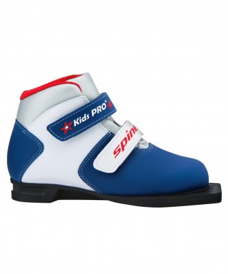 Ботинки лыжные NN75 Kids Pro 399/1, синт. кожа, синие (7010)