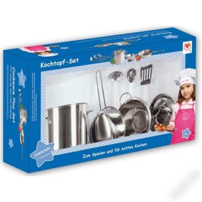 Набор посуды для детей, металл (нержавеющая сталь) (k4909)