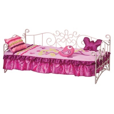 Кровать для куклы 46см металлическая (b11516)