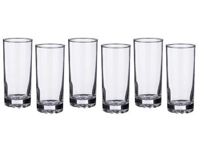 Набор стаканов для сока из 6 шт. "bowling" 350 мл. высота=15 см. Durobor Group (617-098) 