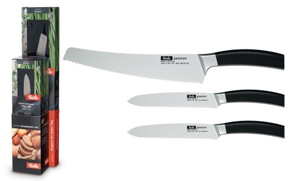Набор ножей для завтрака, серия Passion, 3пр. - 8803303 Fissler